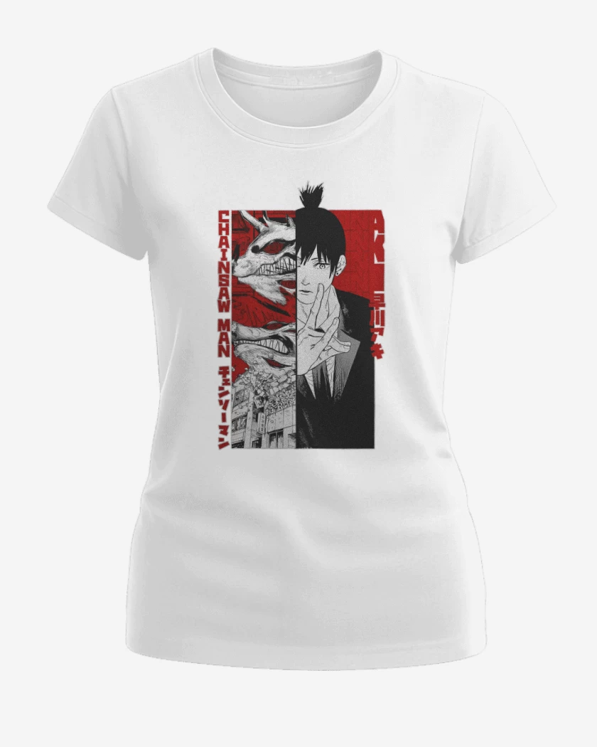 Polera de Mujer Blanco de Aki Hayakawa