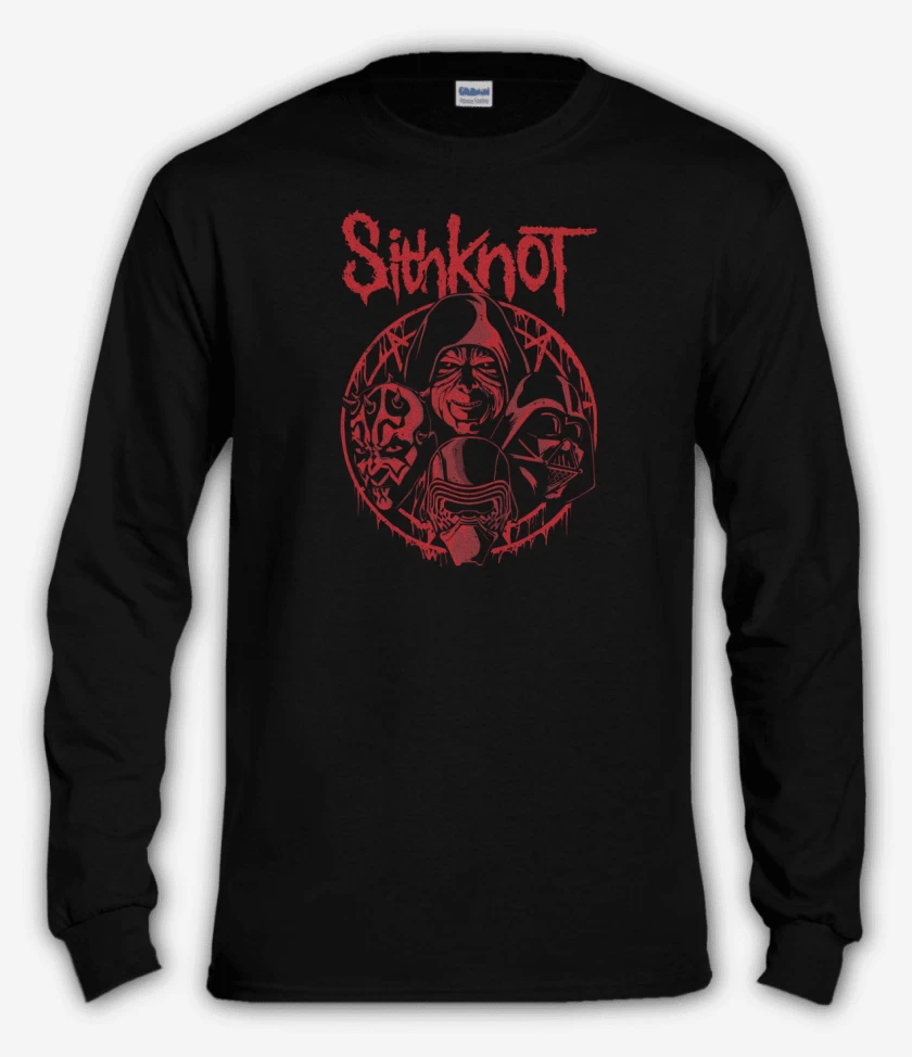 Polera manga larga Negro de Sithknot