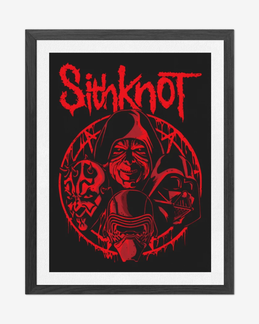 Cuadro decorativo Negro de Sithknot