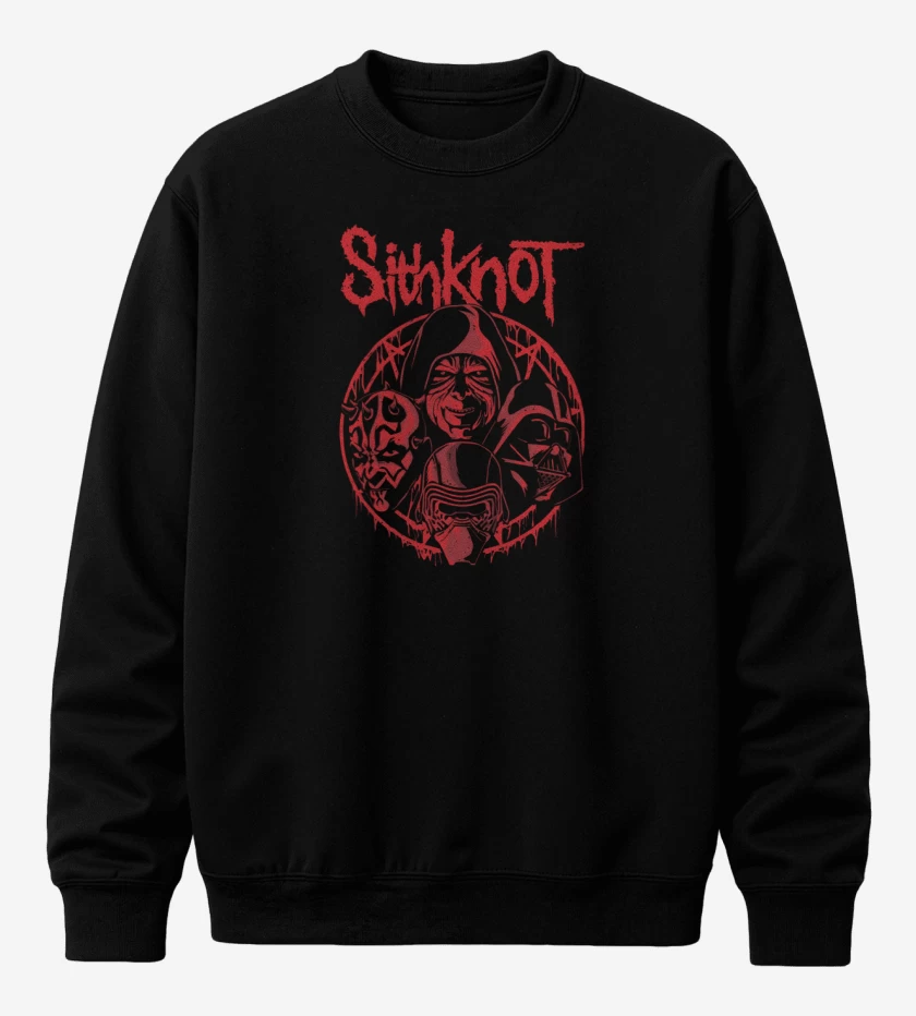 Poleron polo Negro de Sithknot
