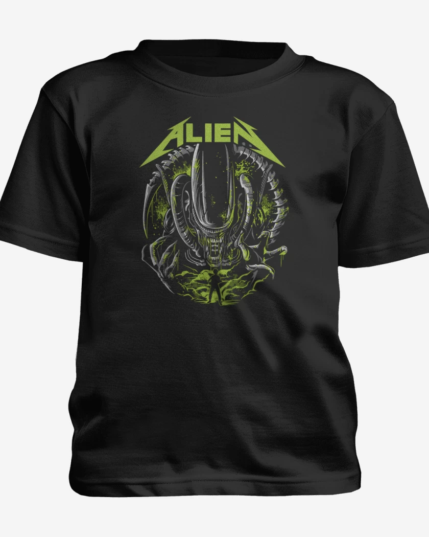 Polera de niño Negro de Alienallica