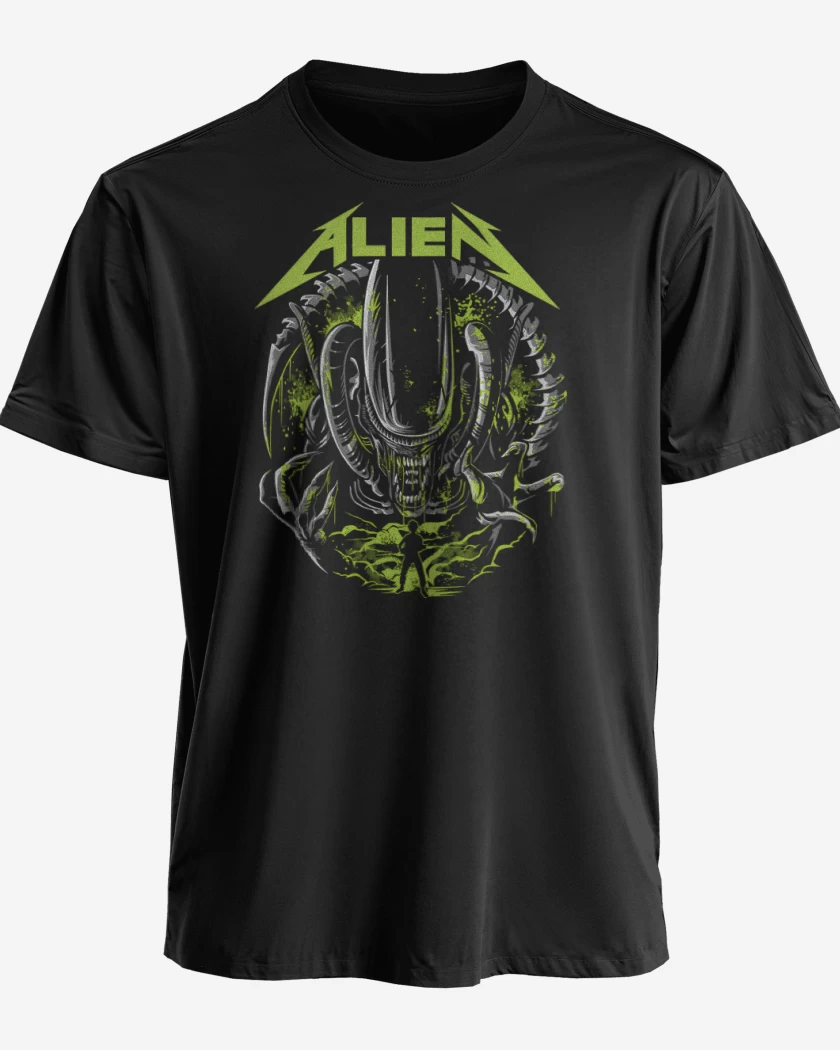 Polera premium Negro de Alienallica