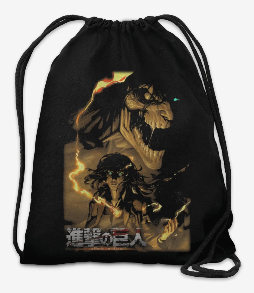 Mochila Negro de Eren Fundador