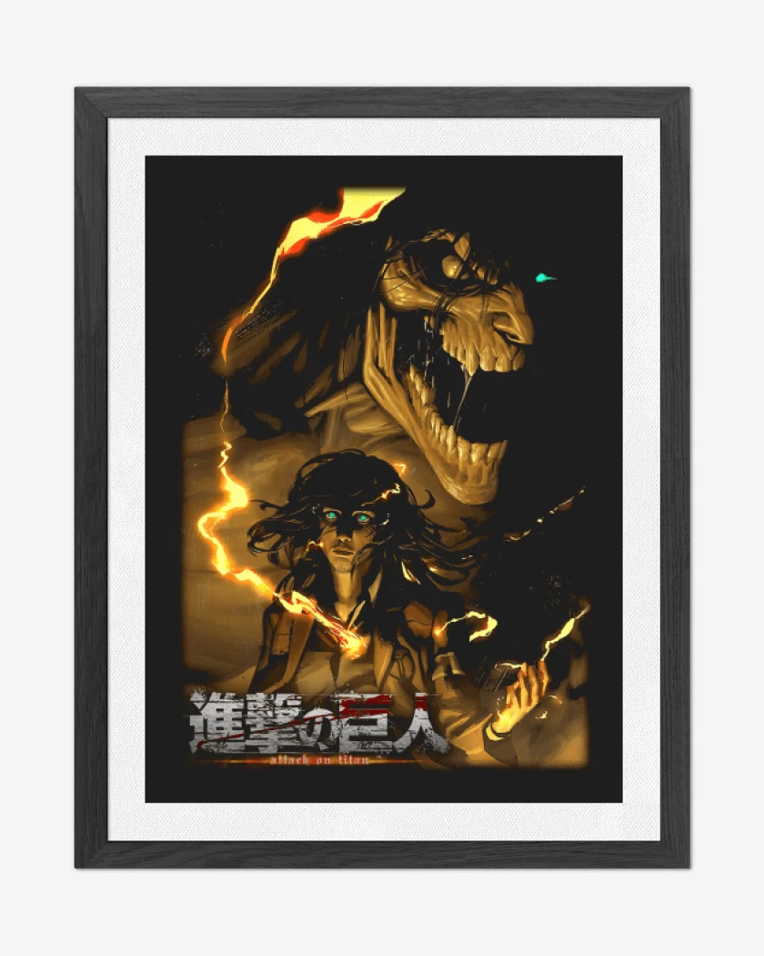 Cuadro decorativo Negro de Eren Fundador