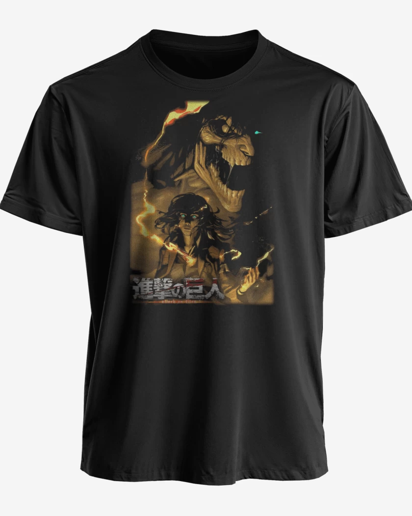 Polera premium Negro de Eren Fundador