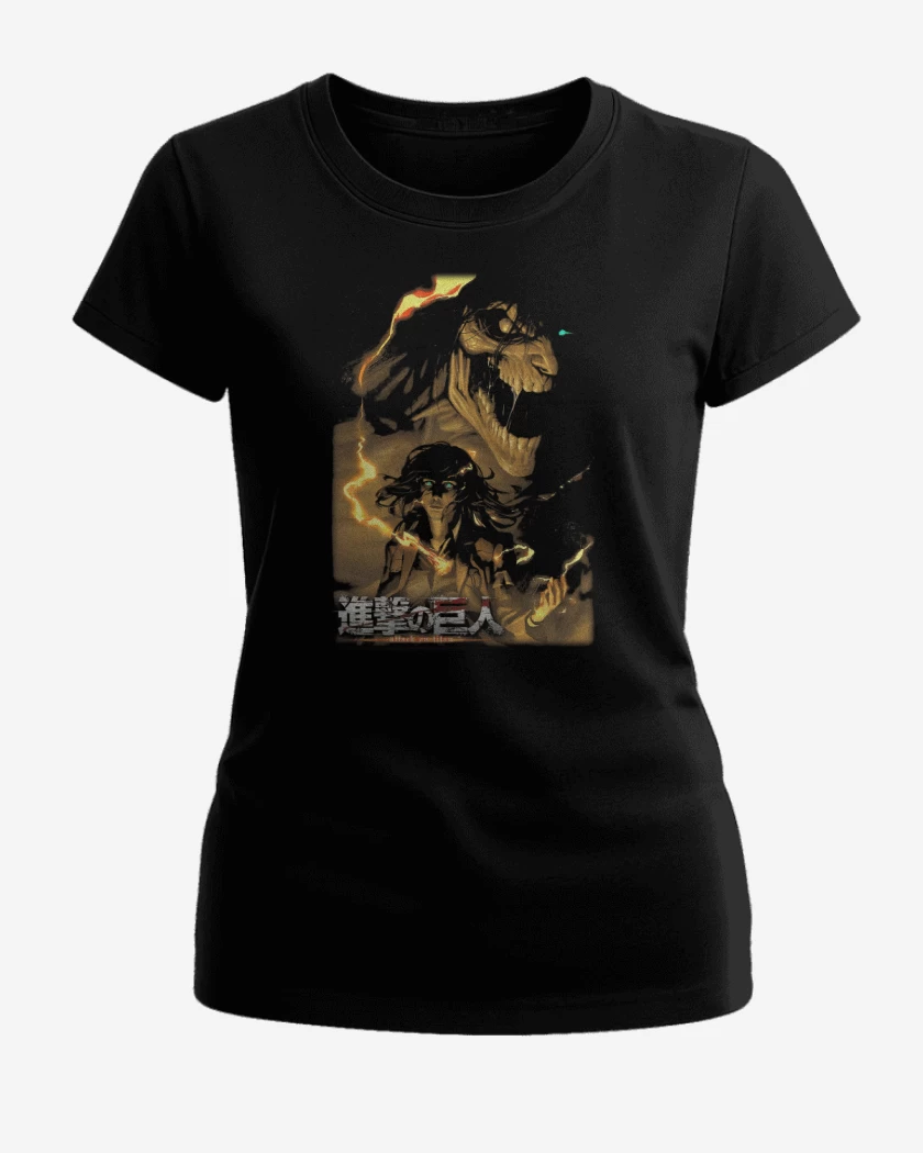 Polera de Mujer Negro de Eren Fundador