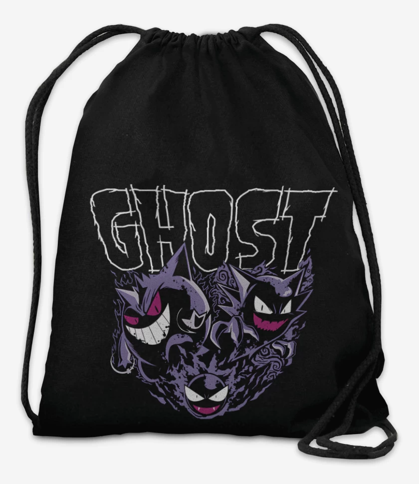 Mochila Negro de Fantasmas 