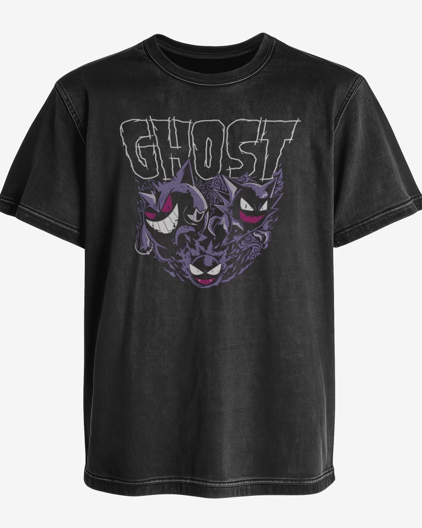 Polera desgastada Fantasmas 