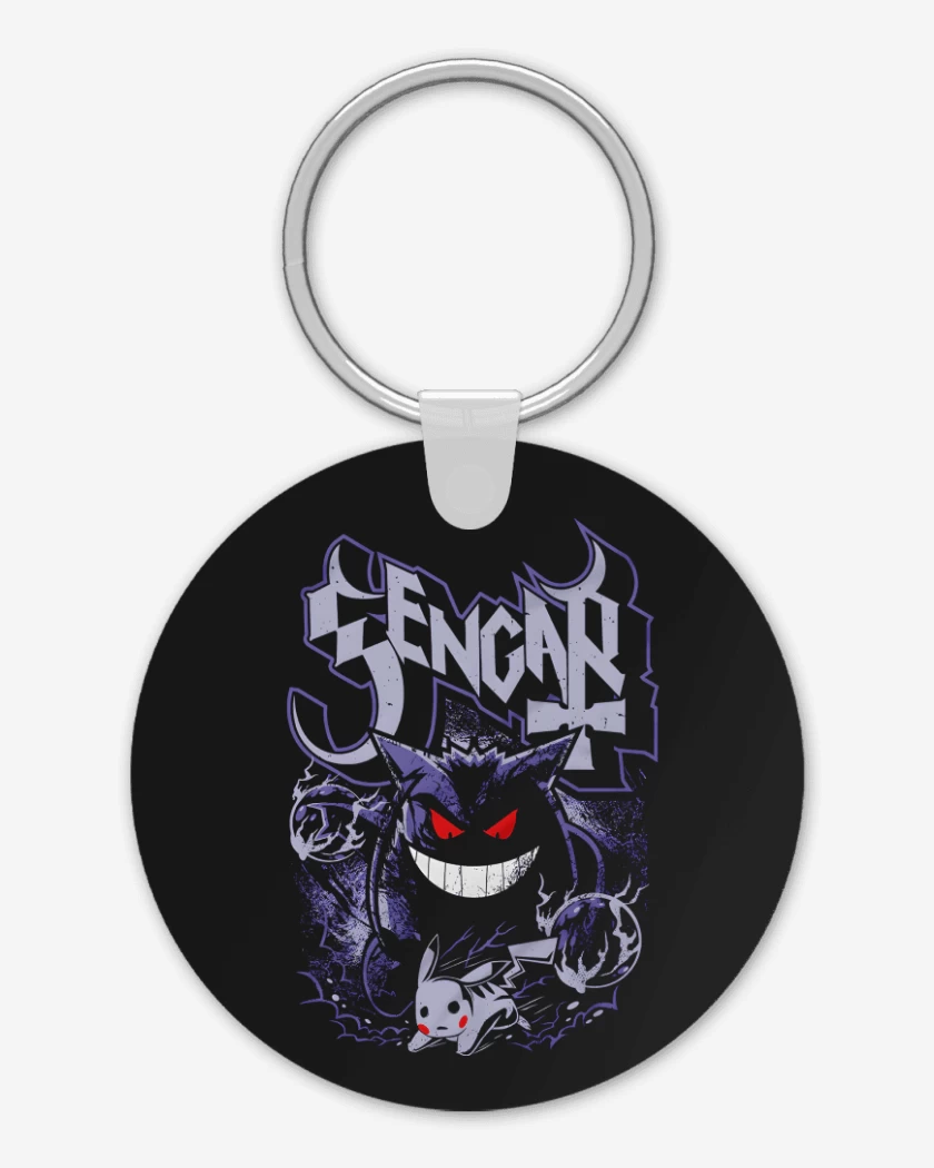 Llavero Negro de Gengar Ghost
