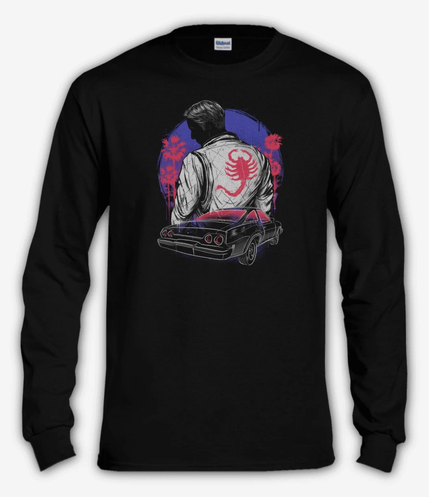 Polera manga larga Negro de Drive