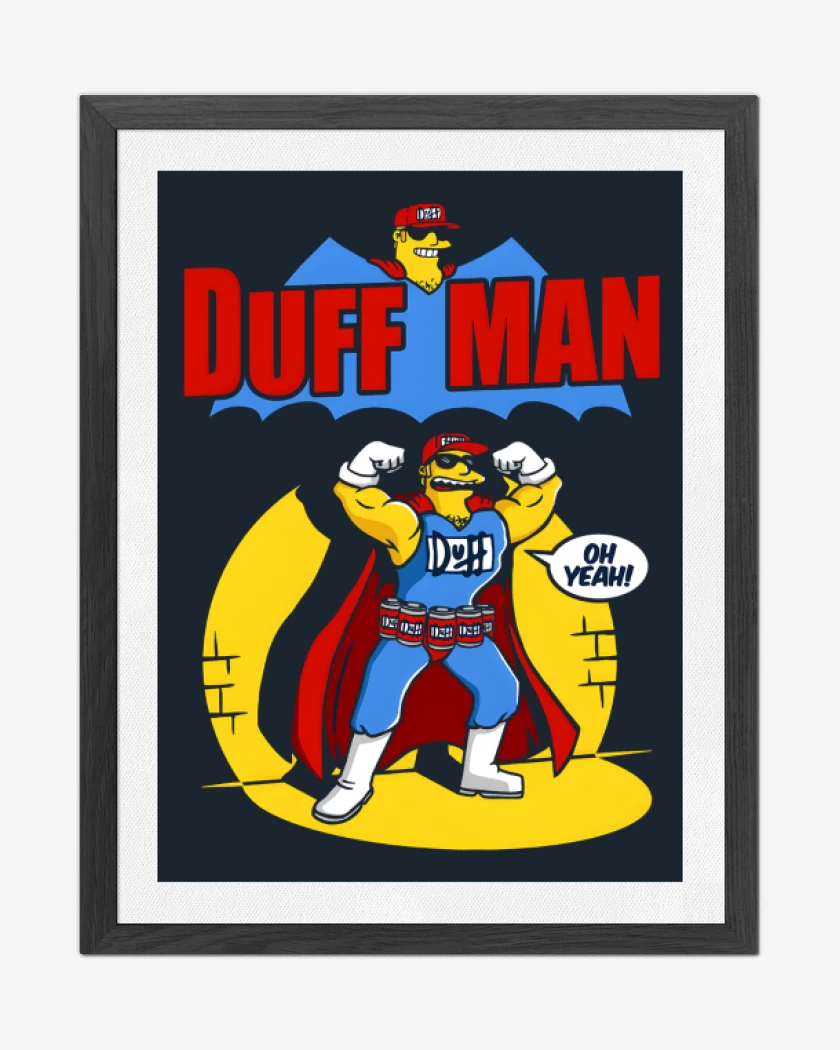 Cuadro decorativo Azul Marino de Duff Man