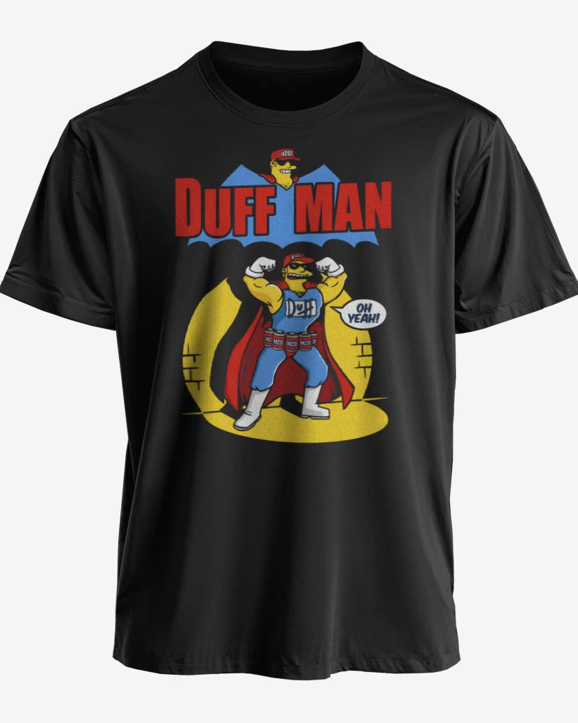 Polera premium Negro de Duff Man