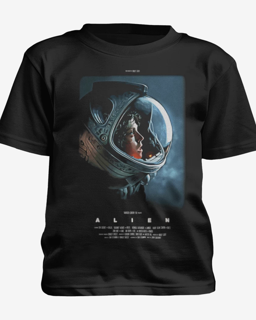Polera de niño Negro de Heroinas Sci-Fi - Ellen