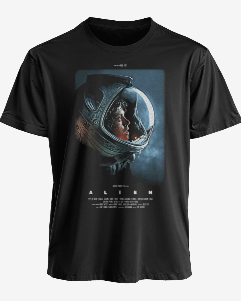 Polera premium Negro de Heroinas Sci-Fi - Ellen