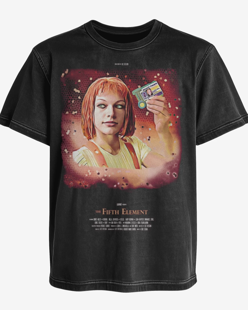 Polera desgastada Heroinas SciFi - Leeloo