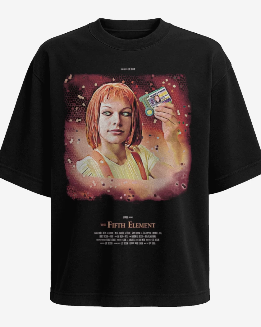 Polera Oversize Heroinas SciFi - Leeloo