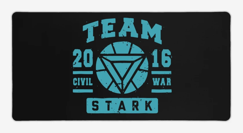 Mouse pad Gamer Negro de Team Stark
