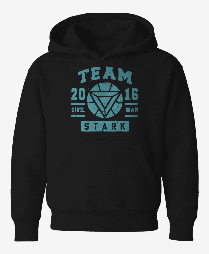 Poleron de niño Negro de Team Stark