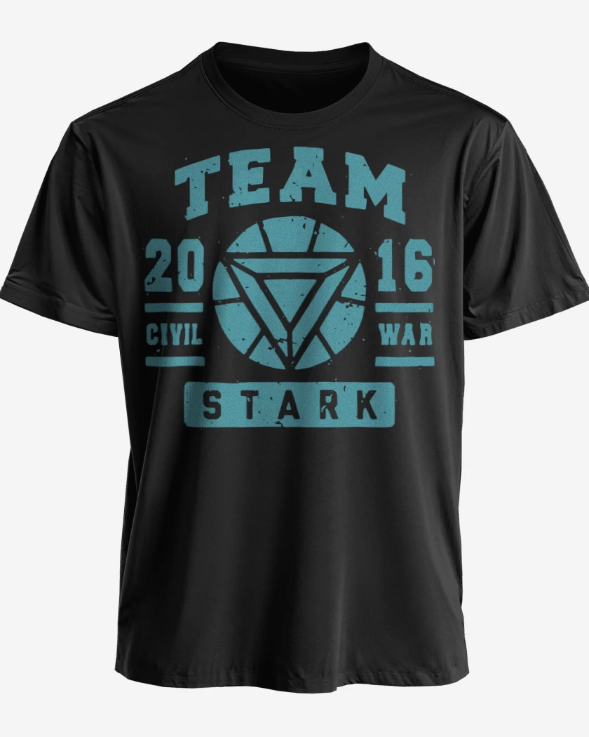 Polera premium Negro de Team Stark