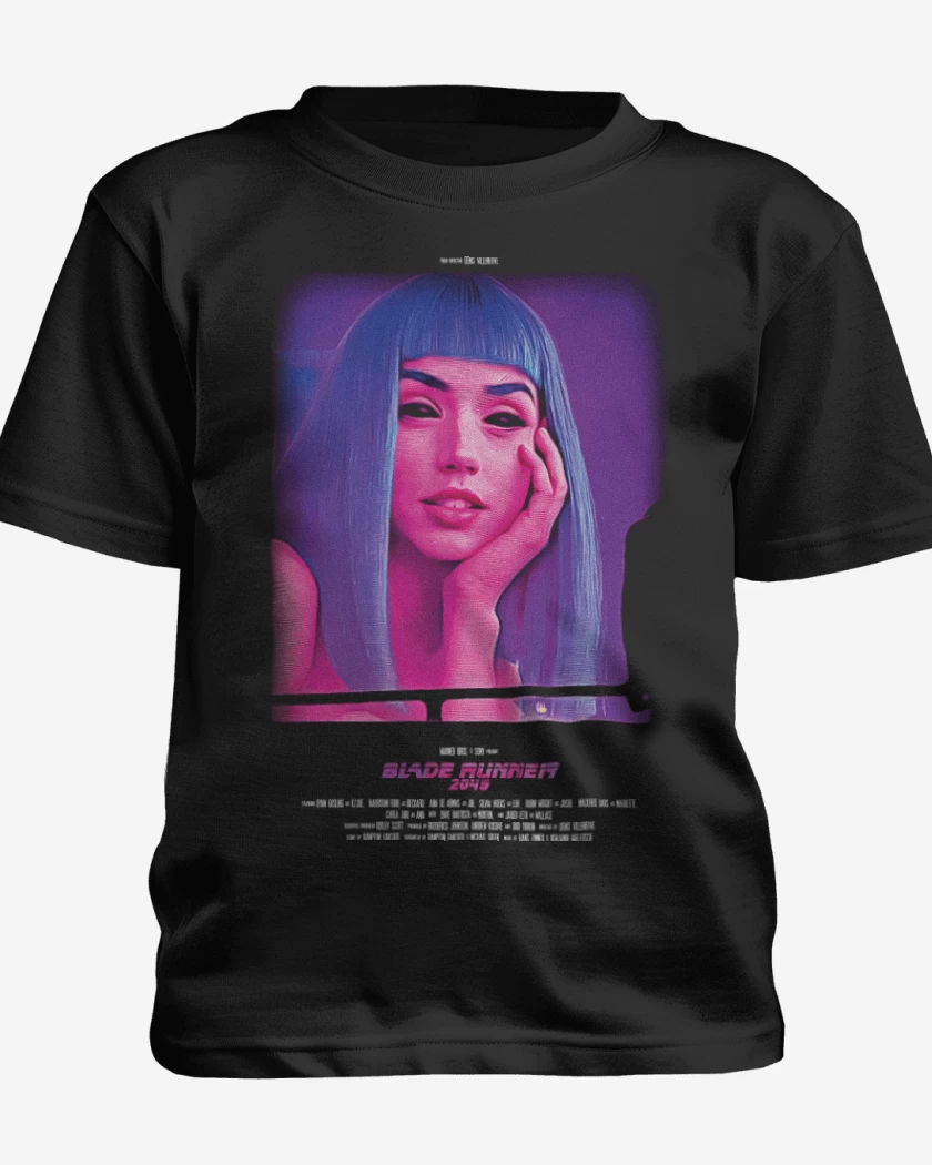 Polera de niño Negro de Heroinas SciFi - Joi