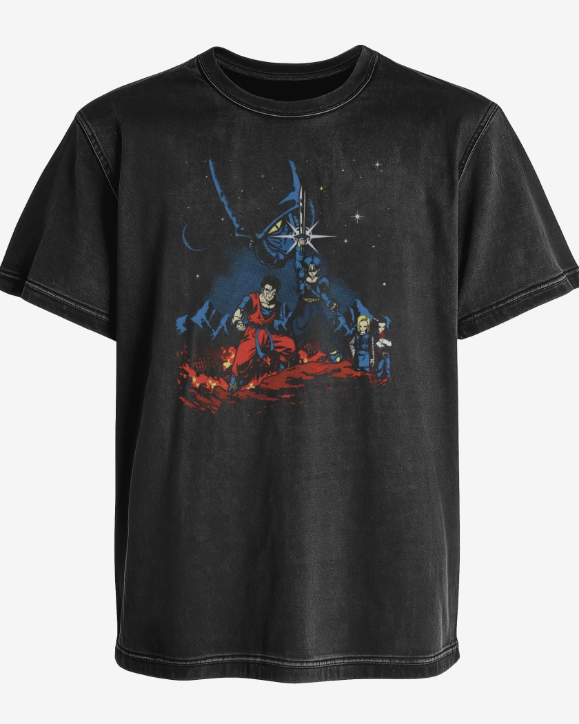 Polera desgastada Dragon Ball Z Cell saga