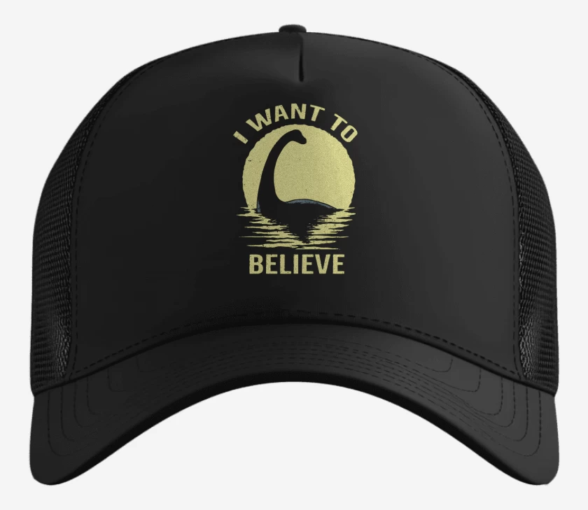 Gorro I want to believe in Nessie