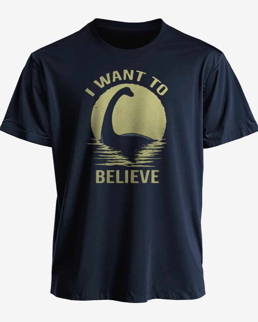 Polera I want to believe in Nessie