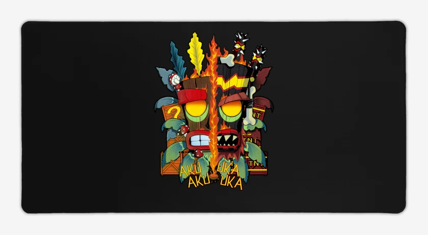 Mouse pad Gamer Aku Aku Uka Uka