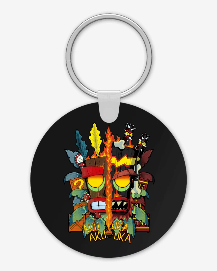Llavero Aku Aku Uka Uka
