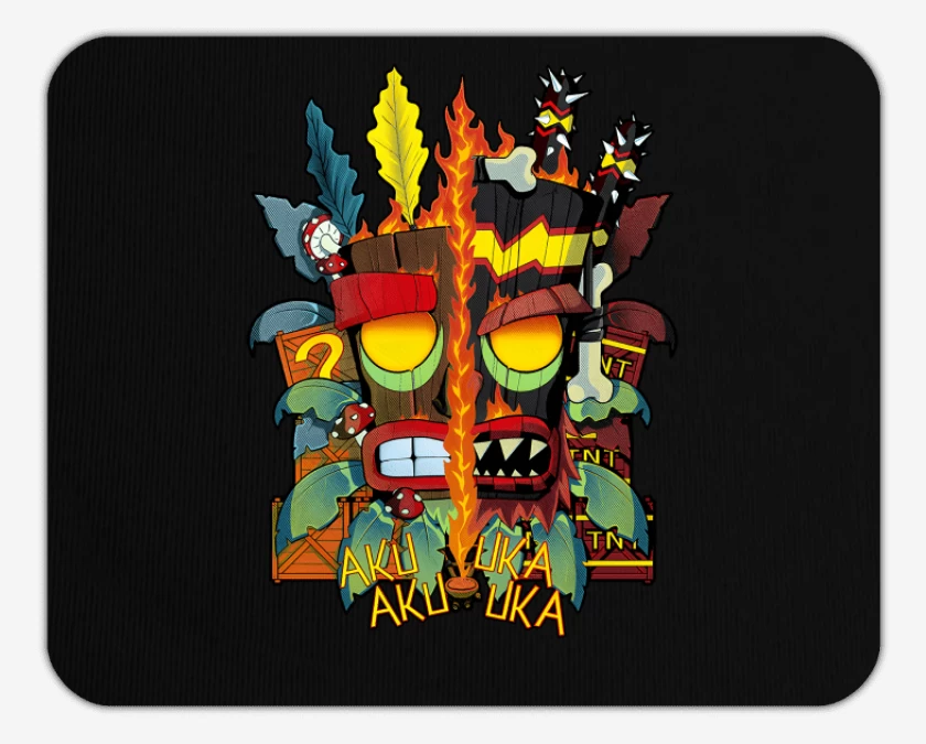 Mousepad Aku Aku Uka Uka
