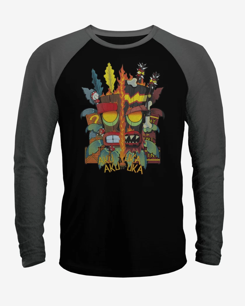 Polera Raglan Aku Aku Uka Uka