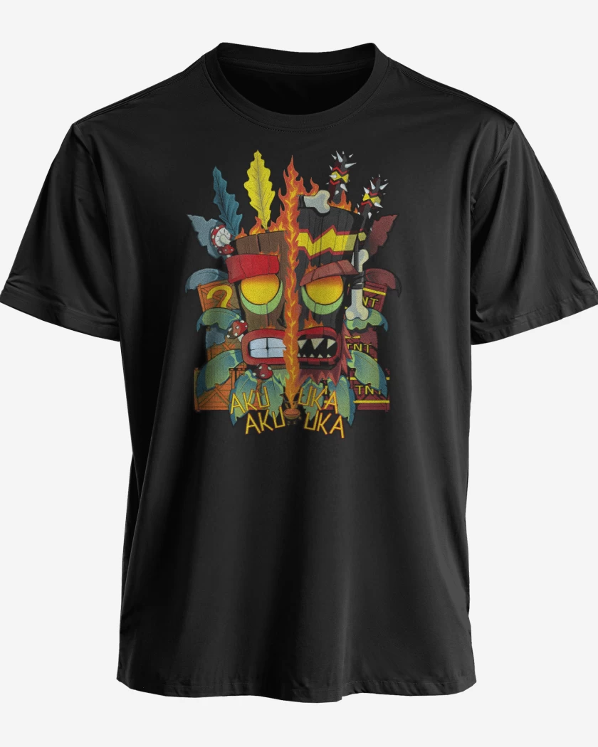 Polera premium Negro de Aku Aku Uka Uka