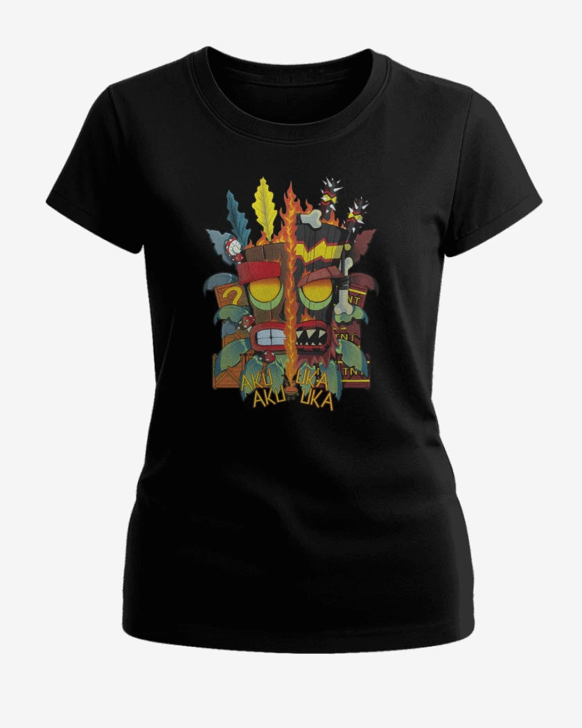 Polera de Mujer Blanco de Aku Aku Uka Uka