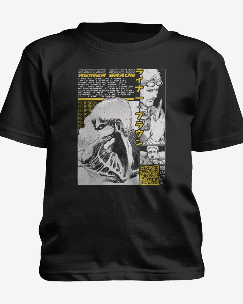 Polera de niño Negro de Reiner
