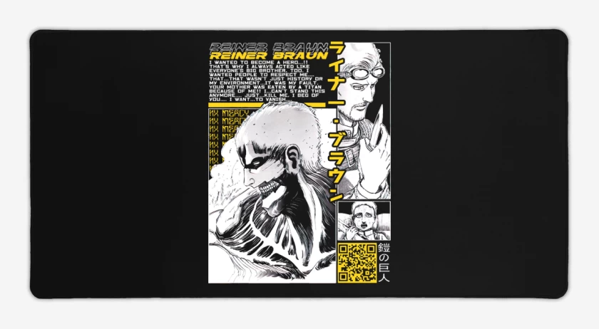 Mouse pad Gamer Negro de Reiner