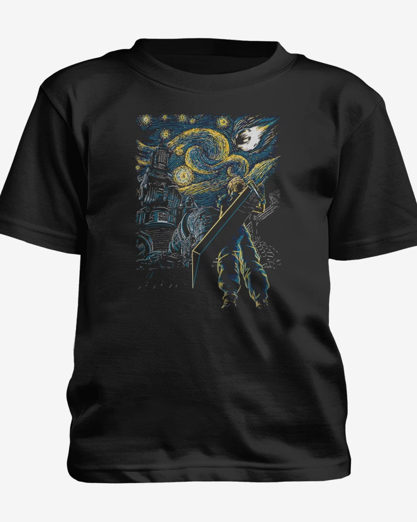 Polera de niño Negro de Fantasy Star