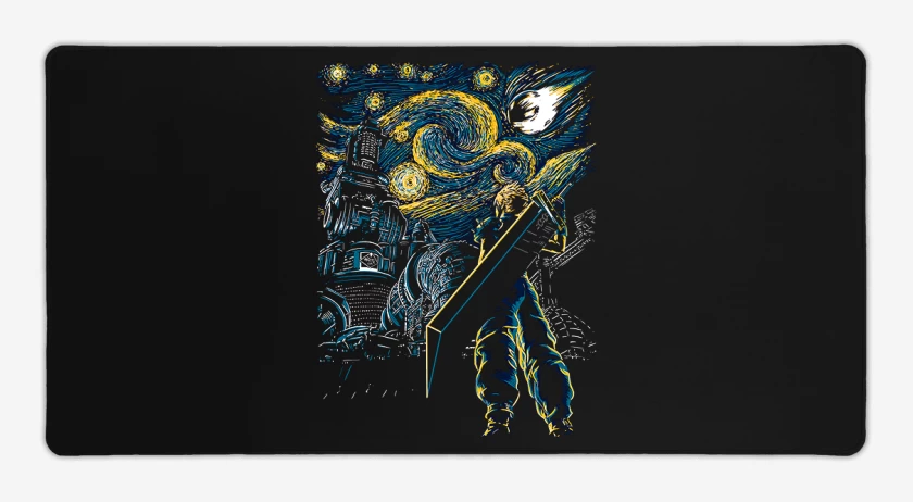 Mouse pad Gamer Negro de Fantasy Star