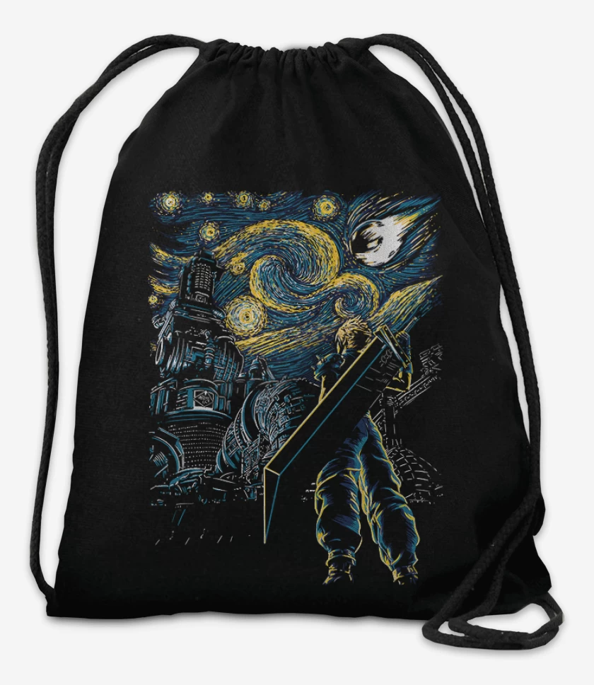 Mochila Negro de Fantasy Star