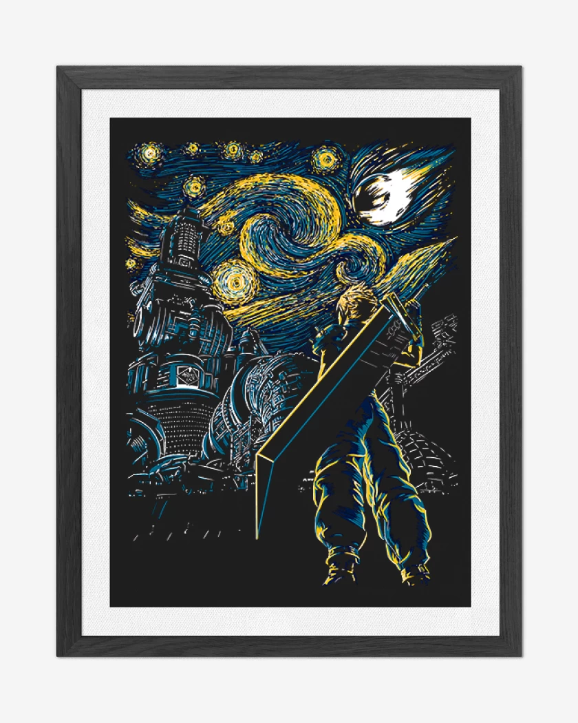 Cuadro decorativo Negro de Fantasy Star
