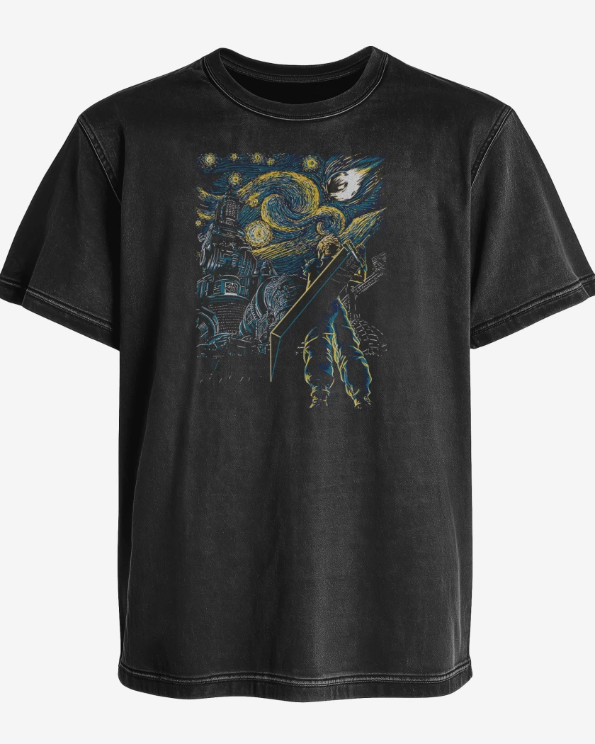 Polera desgastada Fantasy Star