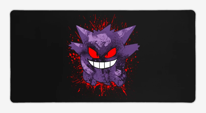Mouse pad Gamer Negro de Gengar
