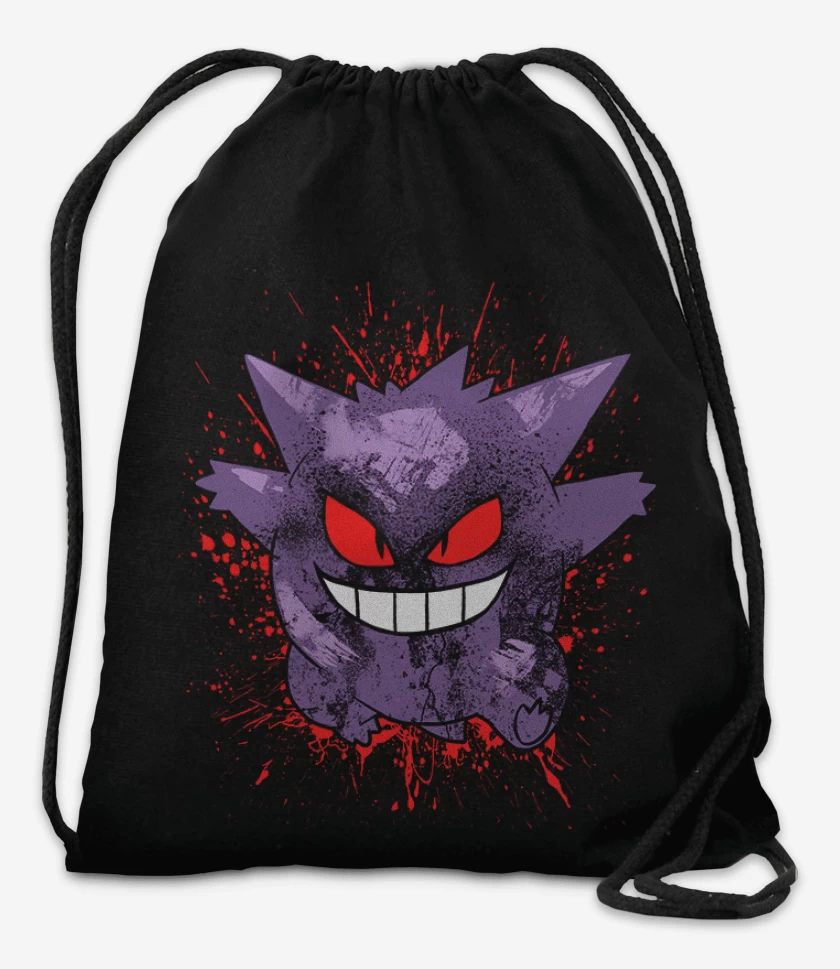 Mochila Negro de Gengar