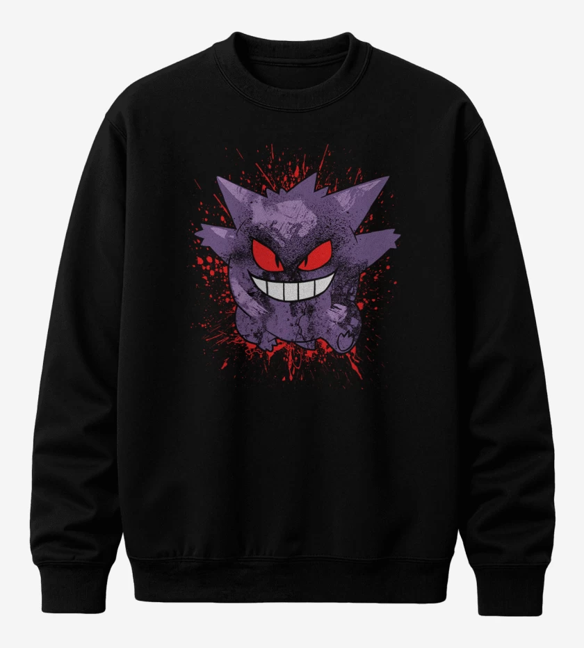 Poleron polo Negro de Gengar