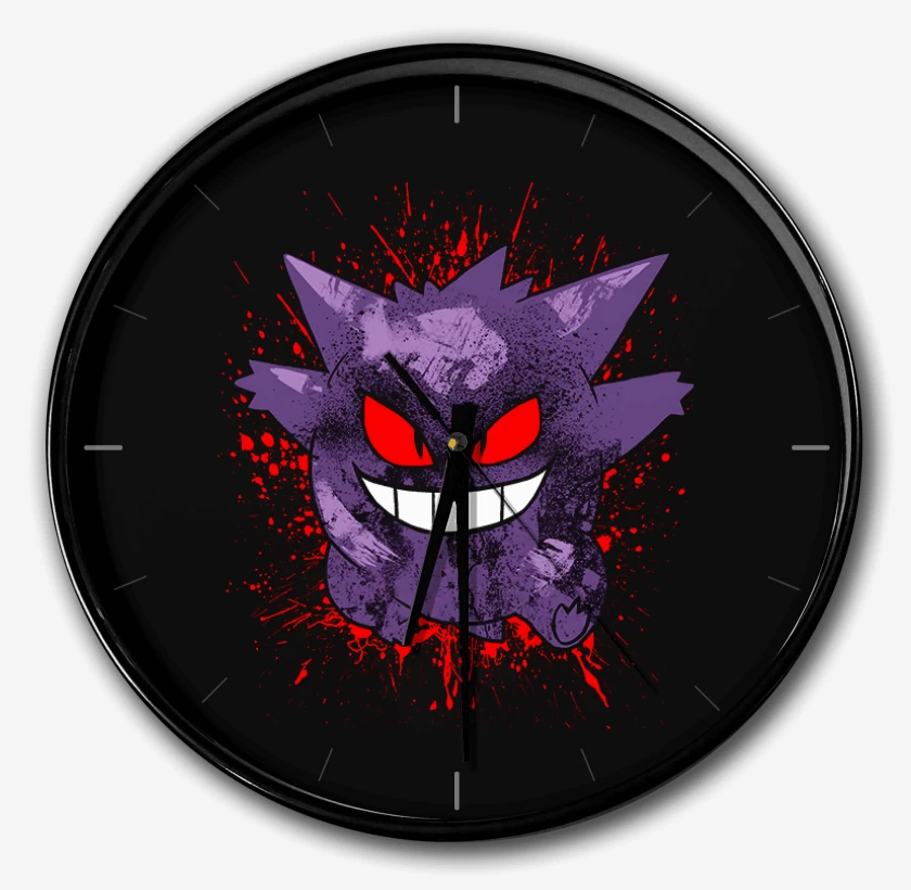Reloj Negro de Gengar