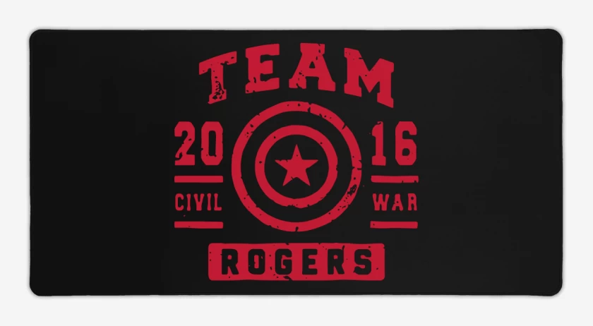 Mouse pad Gamer Negro de Team Rogers