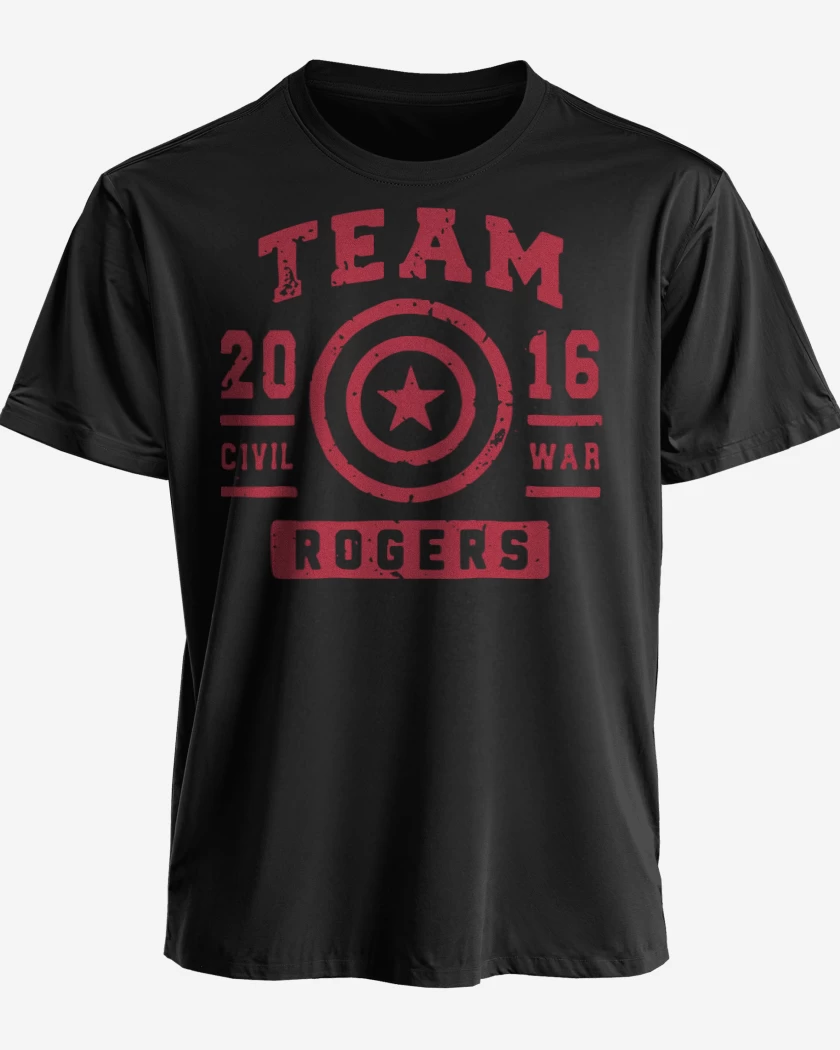 Polera premium Negro de Team Rogers