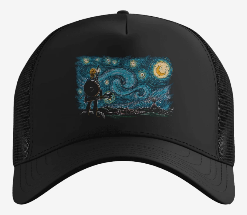 Gorro Negro de Link estrellado