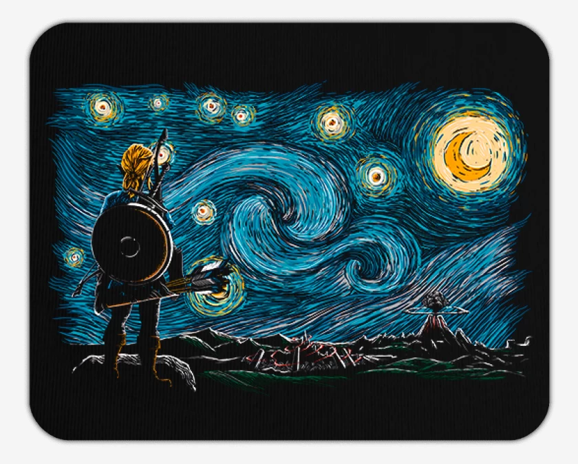 Mousepad Link estrellado