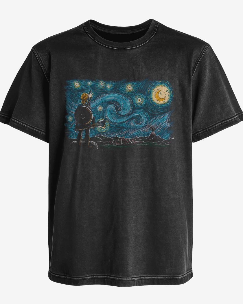 Polera desgastada Link estrellado
