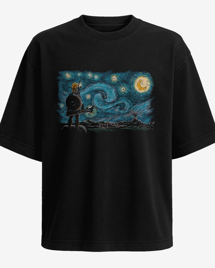 Polera Oversize Link estrellado